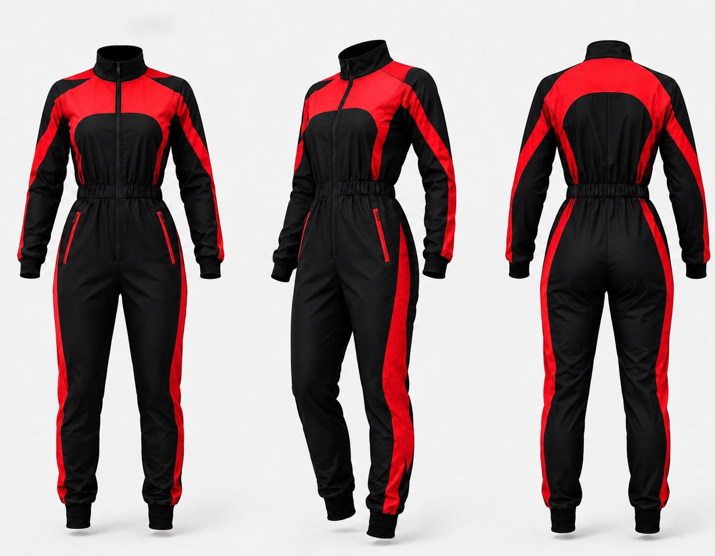 New Design Paragliding red and  black color Suit SEP-10
