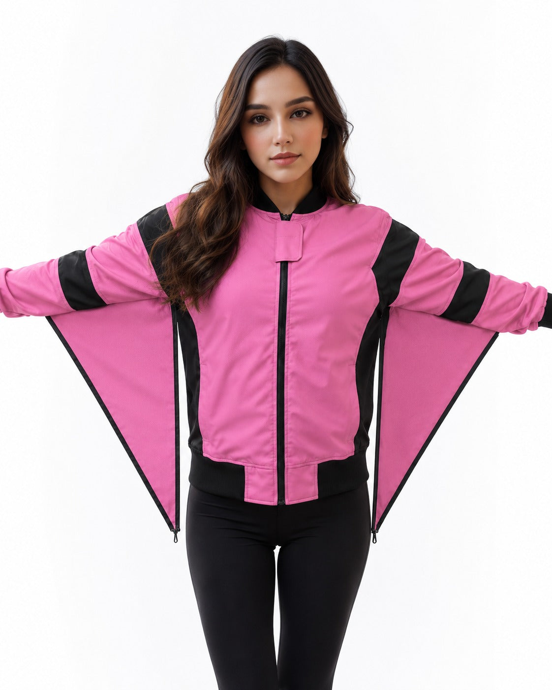 Skyex Skydiving Pink Color Camera jacket nd-027