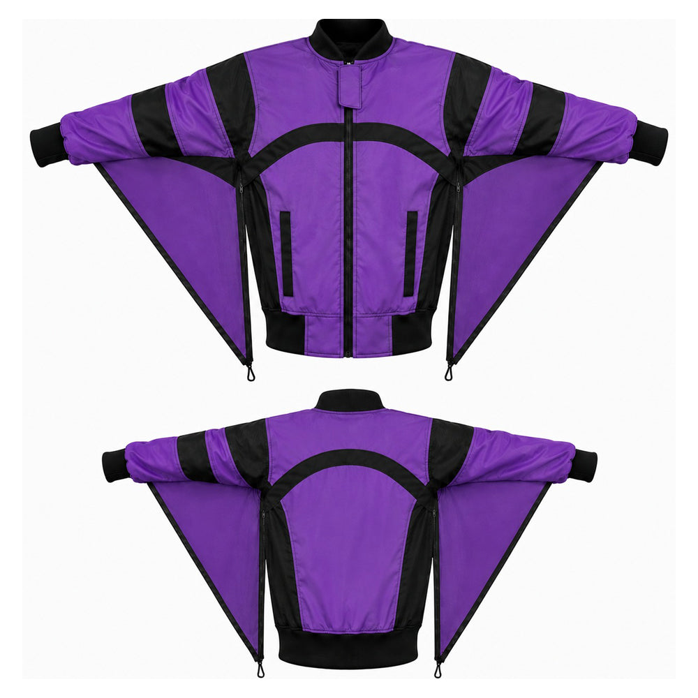 Skyex Skydiving purple and black Color Camera jacket nd-027