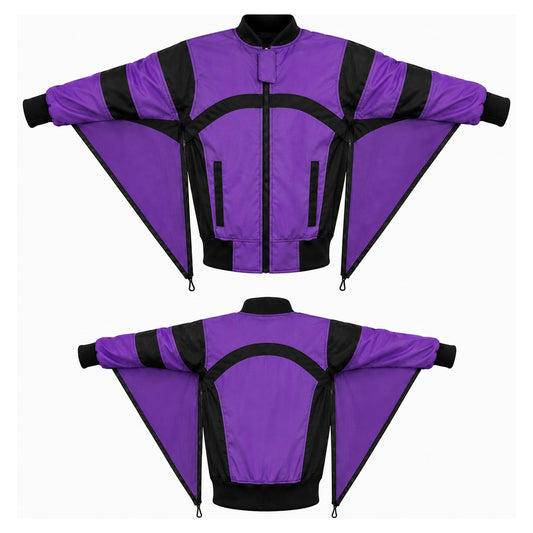 Skyex Skydiving purple and black Color Camera jacket nd-027