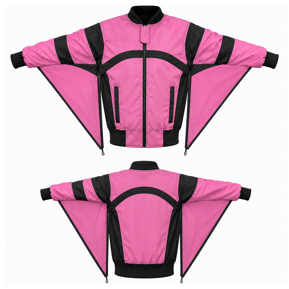 Skydiving Pink and black Color Camera jacket nd-040