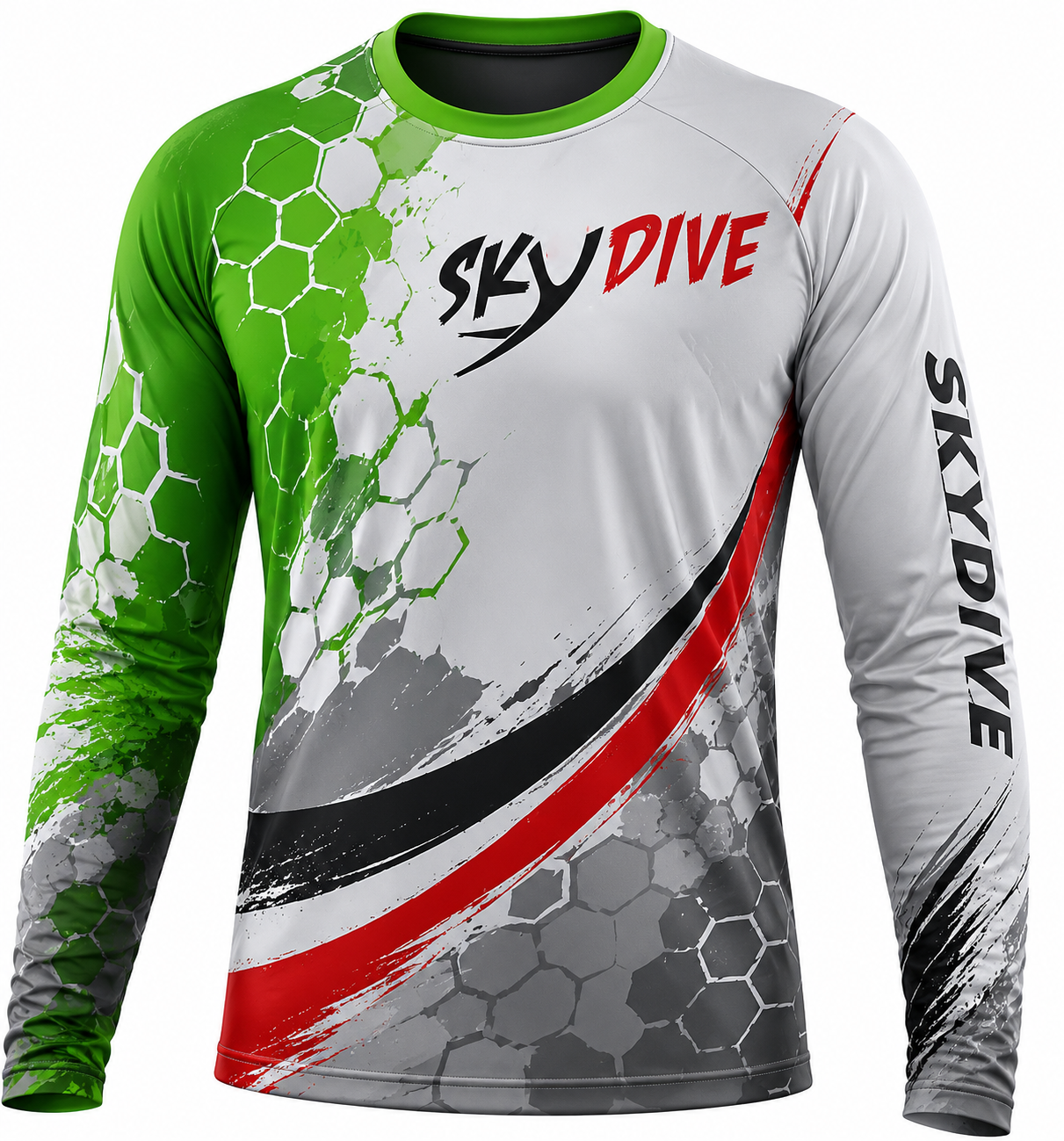 Skydiving sublimation printed jersey-045