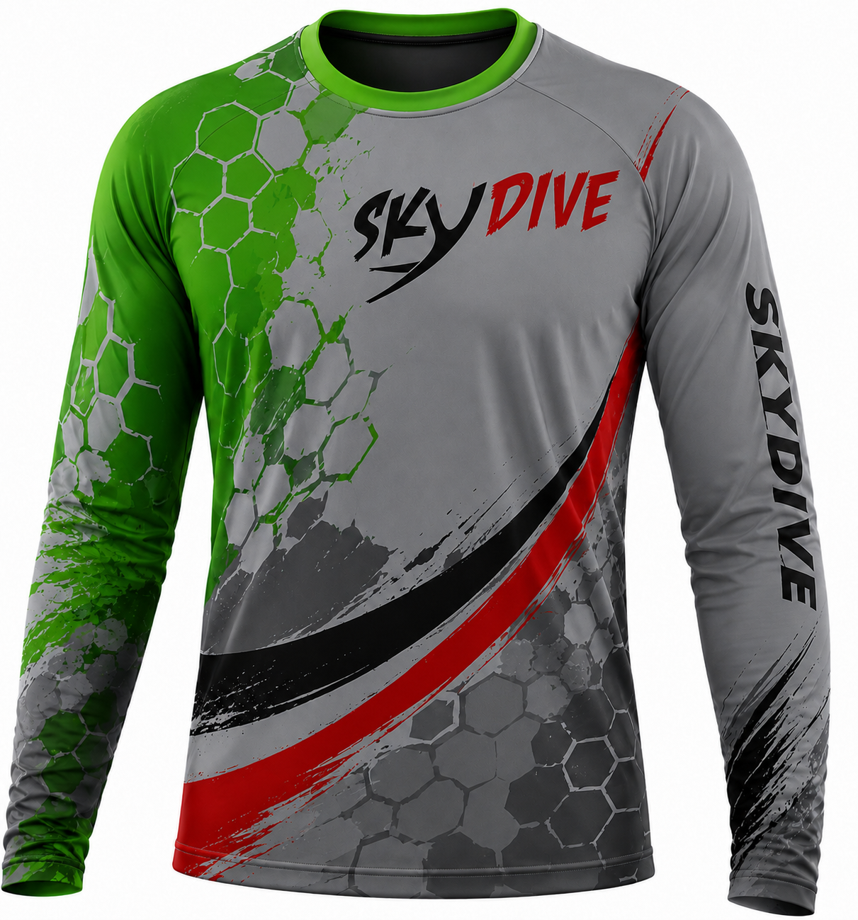 Skydiving sublimation printed jersey-046