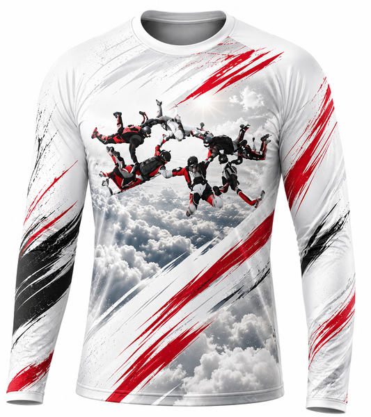 Skydiving sublimation printed jersey-021