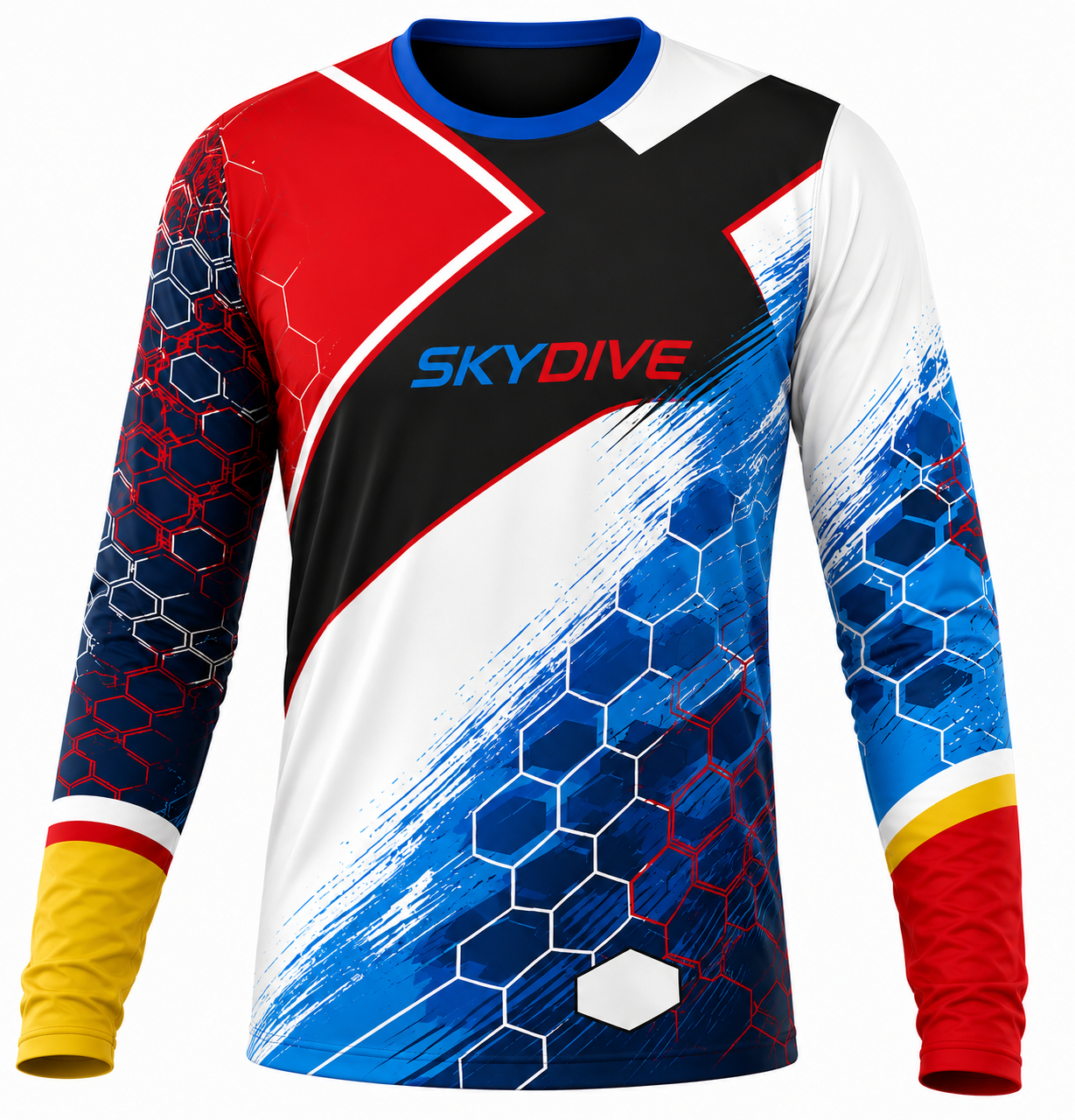 Skydiving sublimation printed jersey-049