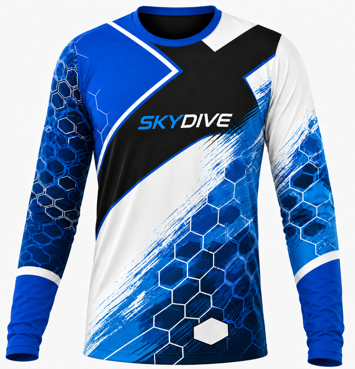 Skydiving sublimation printed jersey-051