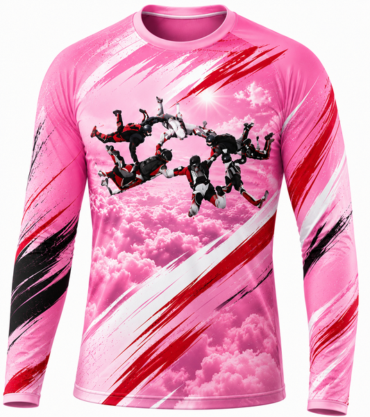 Skydiving sublimation printed jersey-017