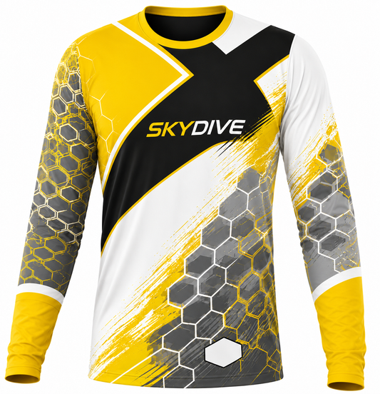 Skydiving sublimation printed jersey-052