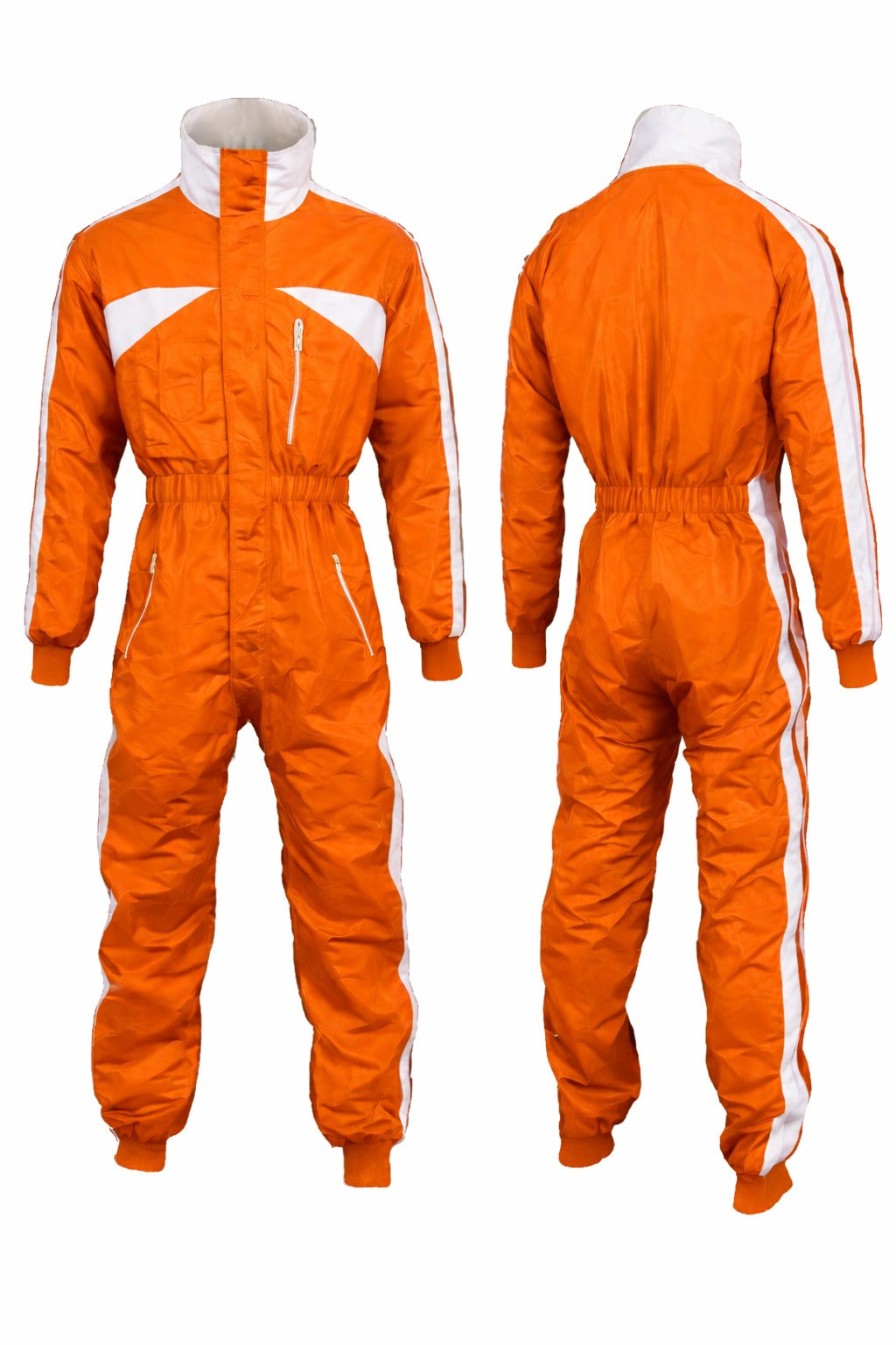 Paragliding Orange and white Suit De-01