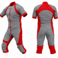 Skydiving Summer Suit Grey and  red S2-01