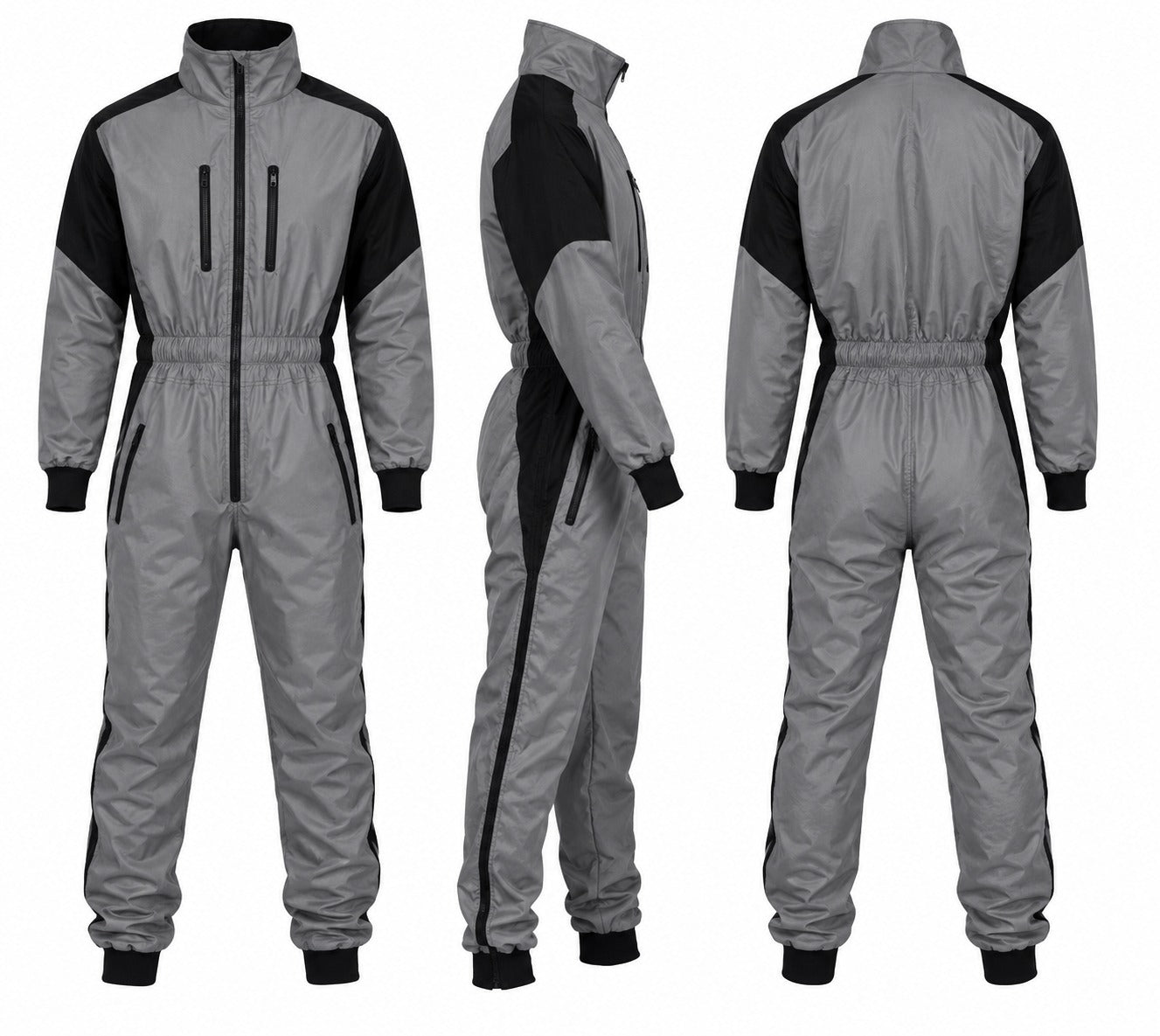 Unique Paragliding/ Suit De-04  Black zips (skyex suit)