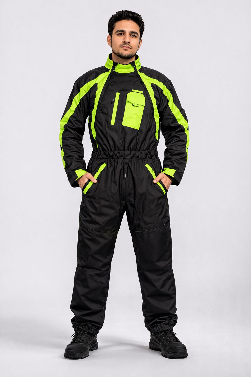 Unique Paragliding  black and parrot Suit De-06