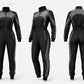 New Design Paragliding grey and black color Suit SEP-10