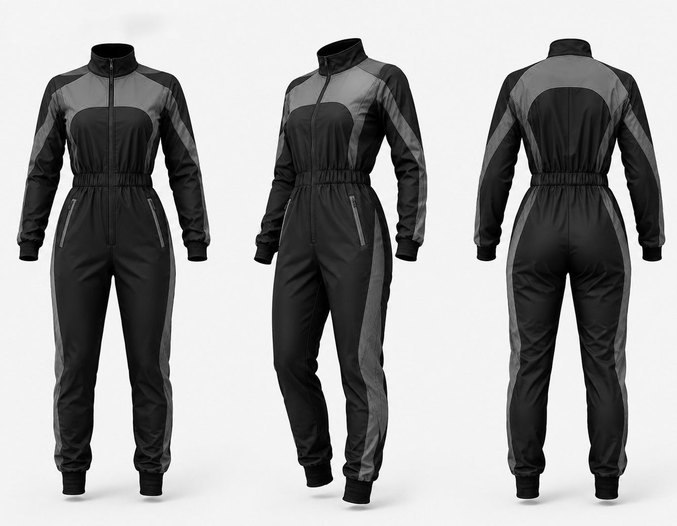 New Design Paragliding grey and black color Suit SEP-10