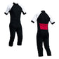Skydiving Summer Suit Black-White-Red S2-04