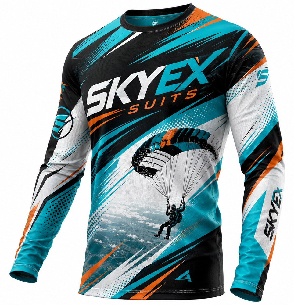 Skydiving sublimation printed jersey-027