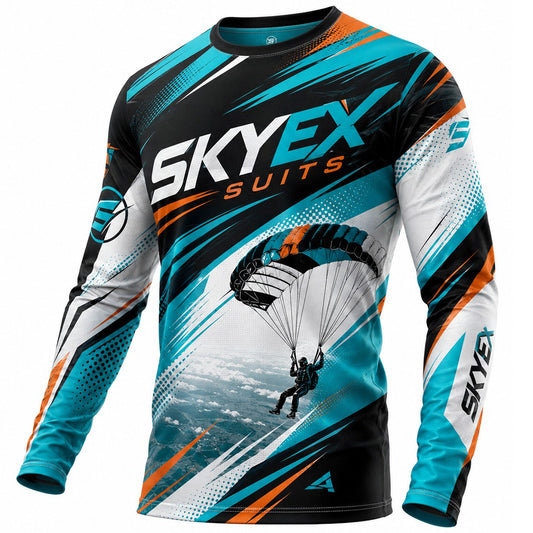 Skydiving sublimation printed jersey-027