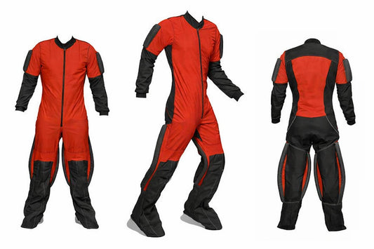 Skydiving Formation red and black Suit FS-0034