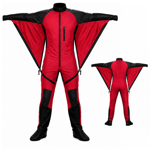 Skyex Skydiving  red and black Camera Suit CS-011
