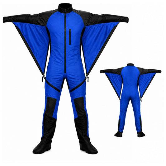 Skyex Skydiving blue and black Camera Suit CS-02