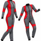 Unique Design Grey And  Red  Skydiving JumpSuit
