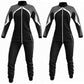 Unique Design Grey and Black  Skydiving JumpSuit