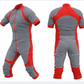 Skydiving Summer Suit Grey and  red S2-01