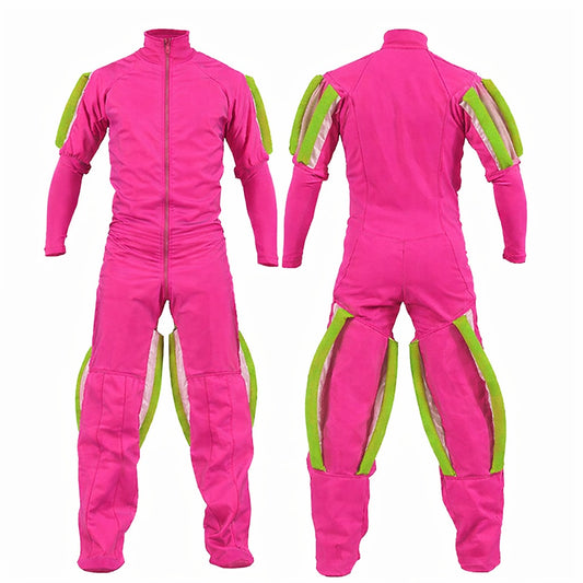 Skydiving Formation  pink and parrot jumpsuit Suit 03