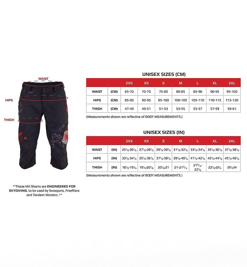 Skyex Skydiving black and red Bootie Pant-01