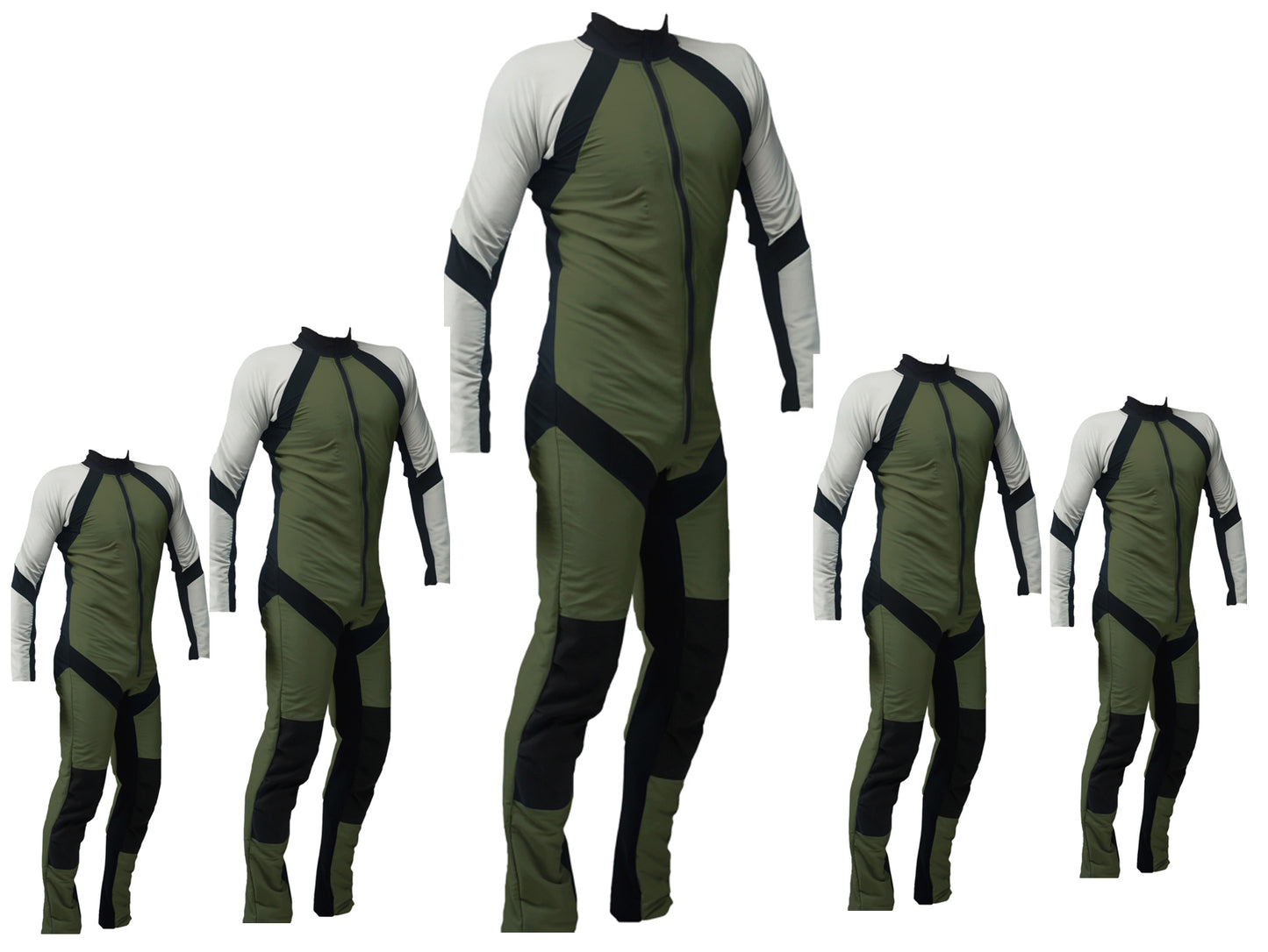 Freefly Skydiving in Lime Color Suit SE-09