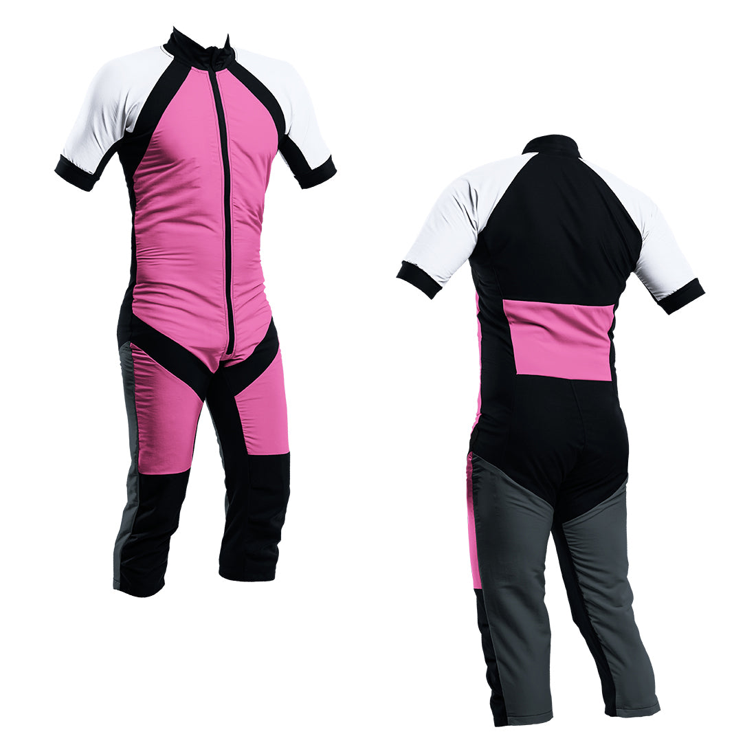 Skydiving Summer Suit Pink-White-Charcoal S2-04