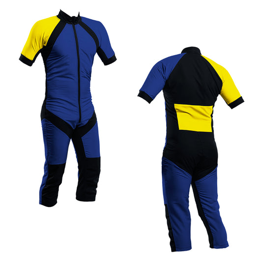 Skydiving Summer Suit Royal-Yellow S2-03