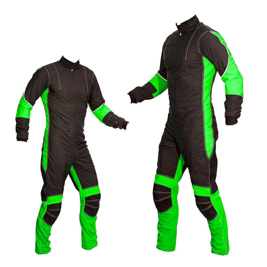 Skydiving Jumpsuit in Green Color Design - 21