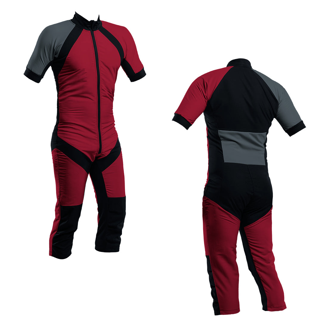 Skydiving Summer Suit Paprika-Charcoal S2-03