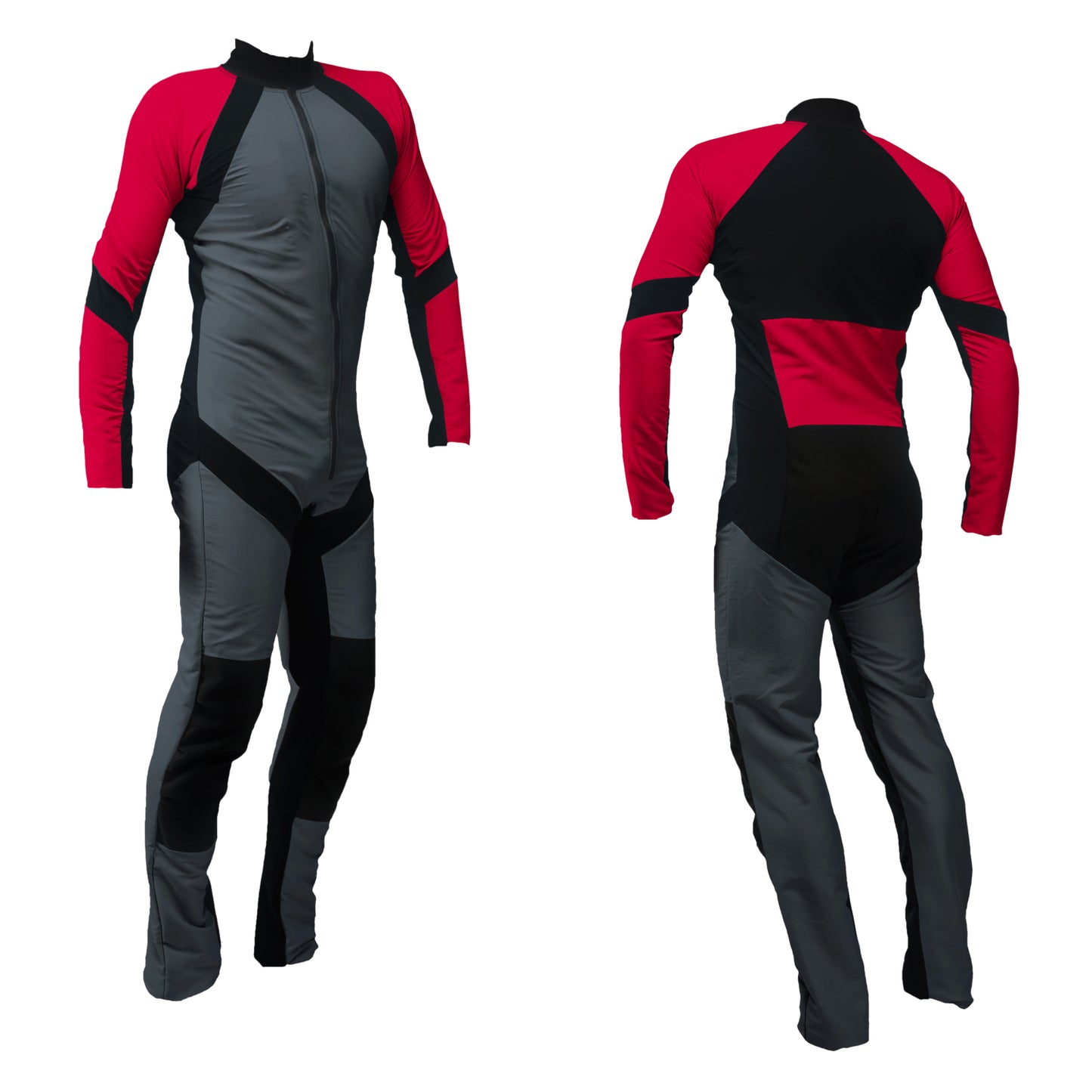 Freely Skydiving Suit | Charcoal-Red SE-09 | Skyexsuits