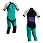 Skydiving Summer Suit Turquoise-Silver-Purple S2-04