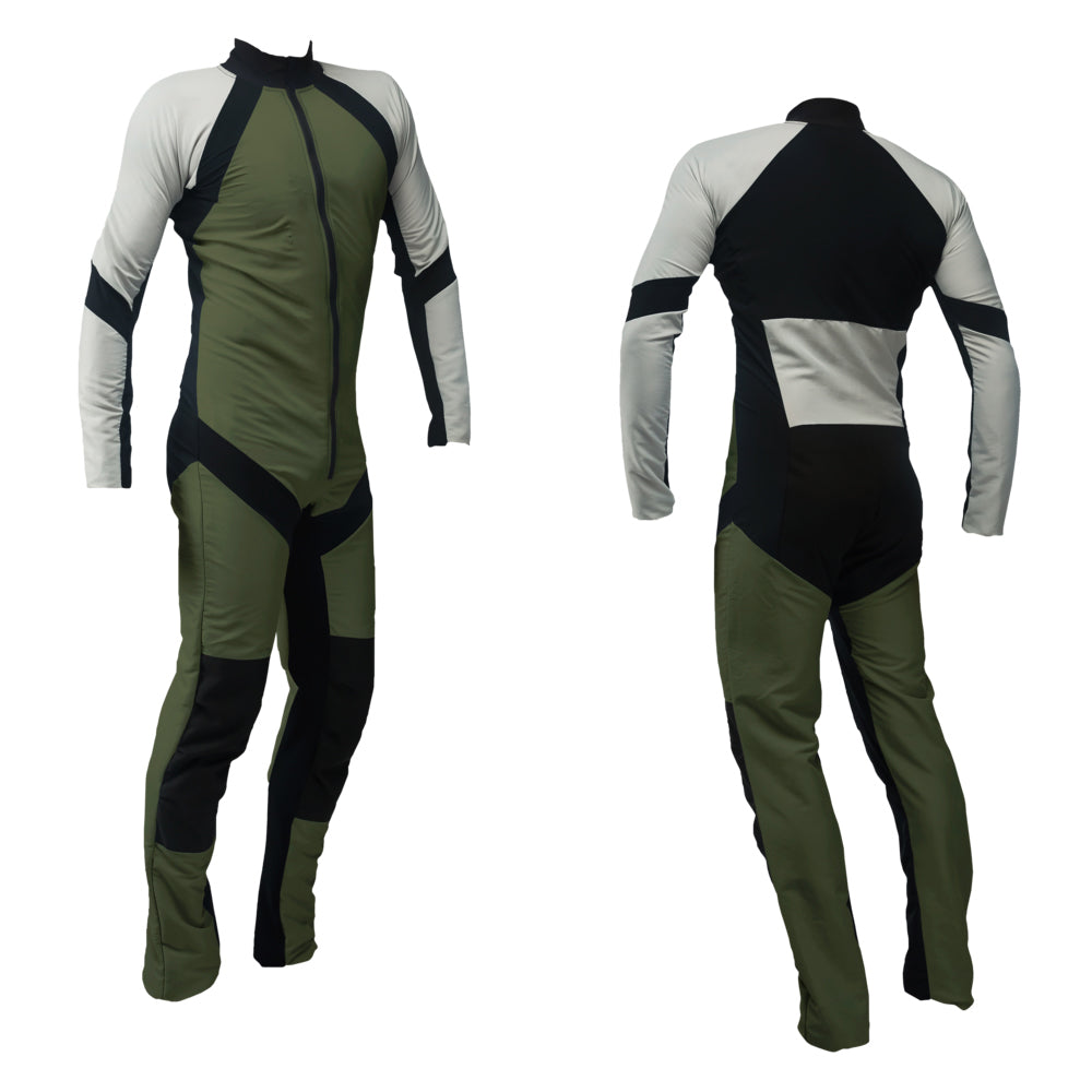 Freely Skydiving Suit | Olive-yySilver SE-09 | Skyexsuits