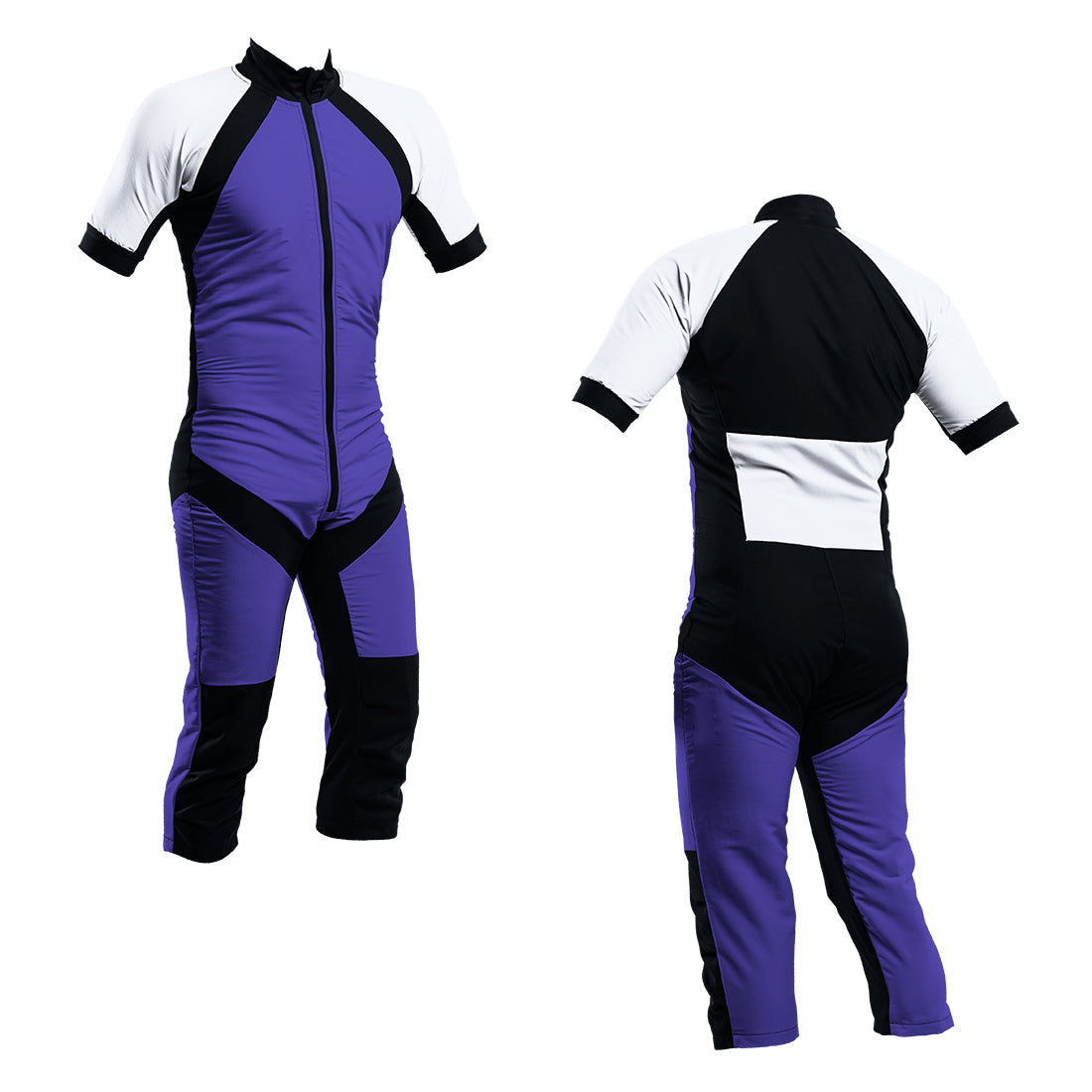 Skydiving Summer Suit Purple-White S2-03