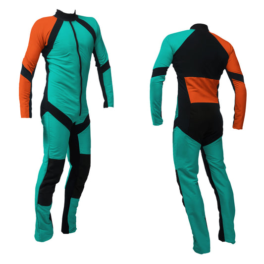 Freely Skydiving Suit | Turquoise-Orange SE-09 | Skyexsuits