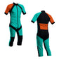 Skydiving Summer Suit Turquoise-Orange S2-03