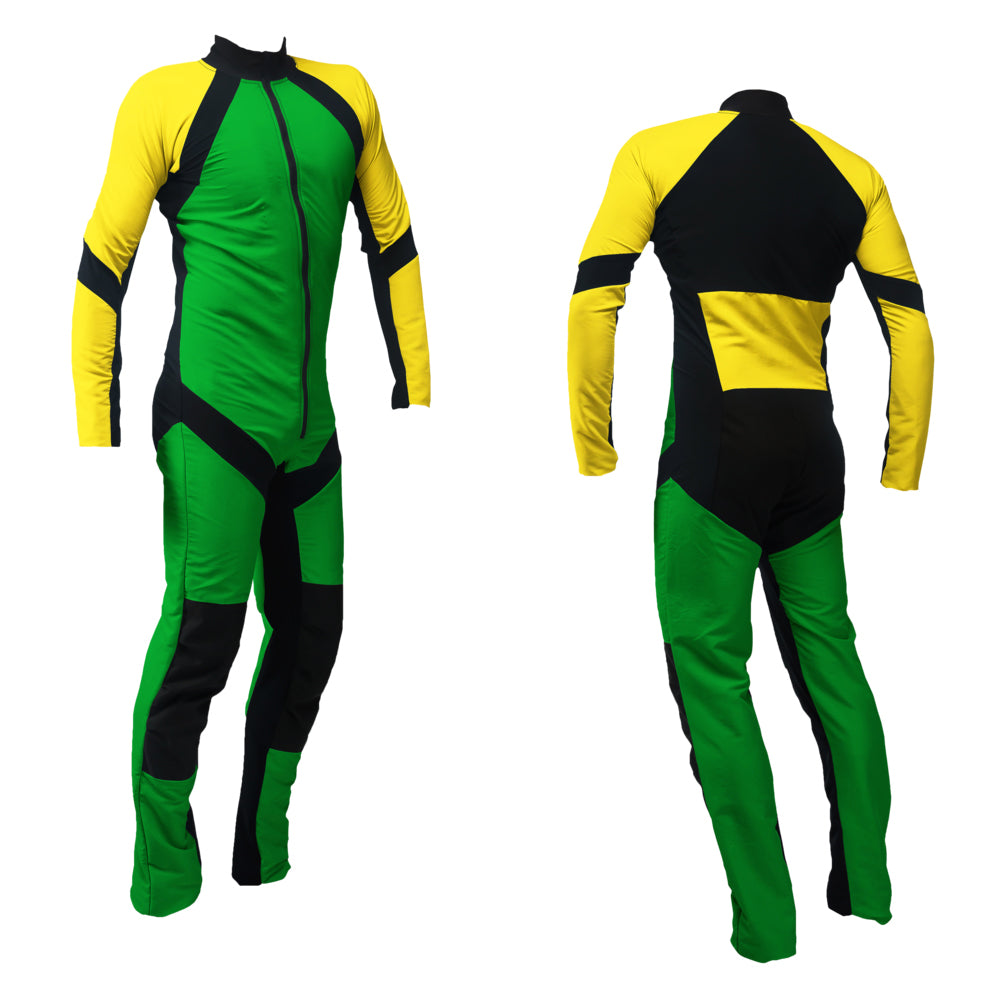 Freefly Skydiving Suit | Green-Yellow SE-09 | Skyexsuits