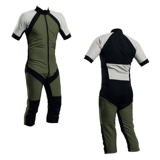 Skydiving Summer Suit Olive-Silver S2-03